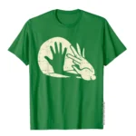 Funny-Rabbit-Shirt-Animal-Bunny-Lover-Shadow-Play-Pun-Gift-T-Shirt-Slim-Fit-Tops-Shirts