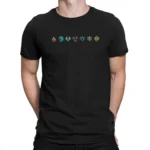 Elements-Polyester-T-Shirt-Vintage-Graphic-Men-s-Tshirt-O-Neck